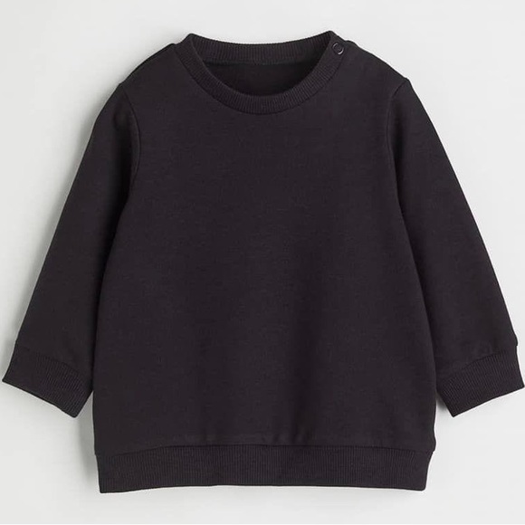H&M- Black Sweatshirt - Picture 1 of 2
